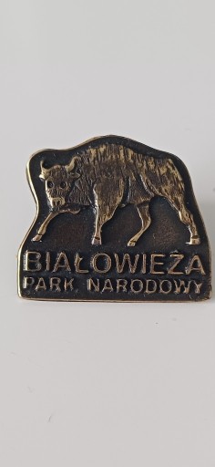 Zdjęcie oferty: Stara przypinka Białowieża Park narodowy