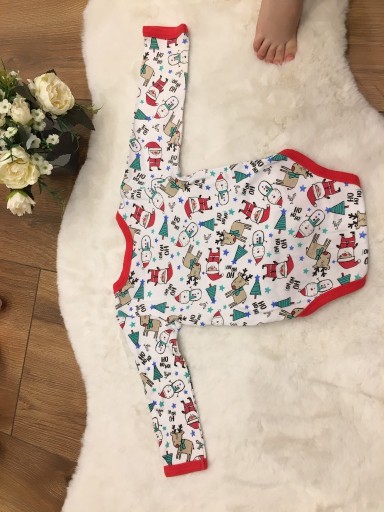 Zdjęcie oferty: Świąteczne body w długi rękaw So cute 74