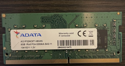 Zdjęcie oferty: pamięc SODIMM DDR4