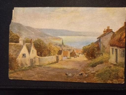 Zdjęcie oferty: Wielka Brytania, 1909 Pejzaż Wiejski ( uszkodzona 