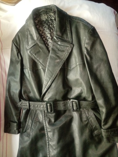 Zdjęcie oferty: płaszcz skórzany wojskowy SS gestapo wermacht