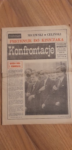 Zdjęcie oferty: gazeta Konfrontacje  październik 1990