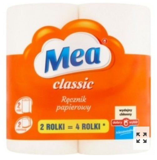 Zdjęcie oferty: Recznik Pap Mea Classic 2W 92L 2szt Mw Dobry Wybor