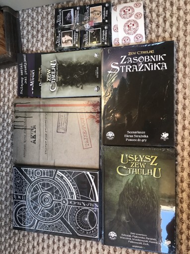 Zdjęcie oferty: Nowy Zestaw Strażnika Księga Zew Cthulhu 7 edycja 