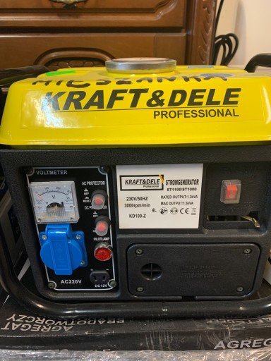 Zdjęcie oferty: Agregat prądotwórczy Kraft-Dele KD-109Z