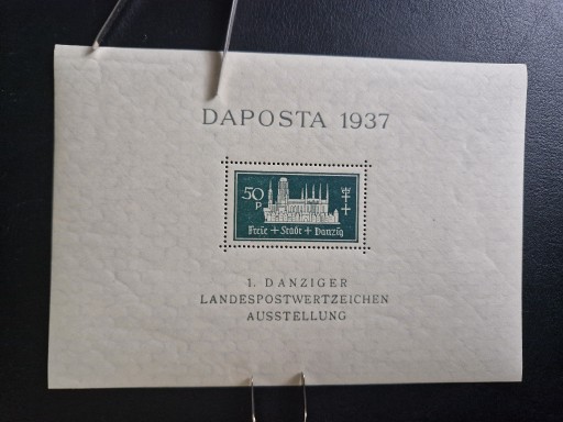 Zdjęcie oferty: WMG Danzig BL 1 266 ** DAPOSTA - 1937 r.