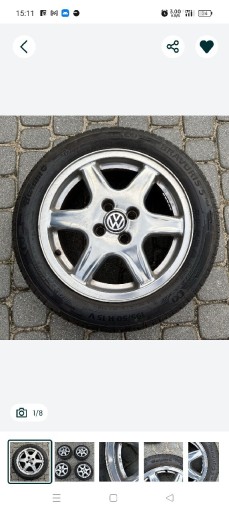 Zdjęcie oferty: Felgi BBS 15" 4*100 VW seat 