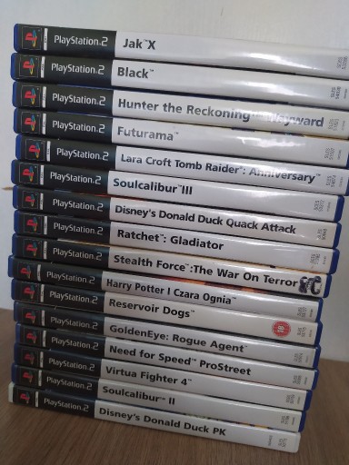 Zdjęcie oferty: Zestaw 16 gier PS2