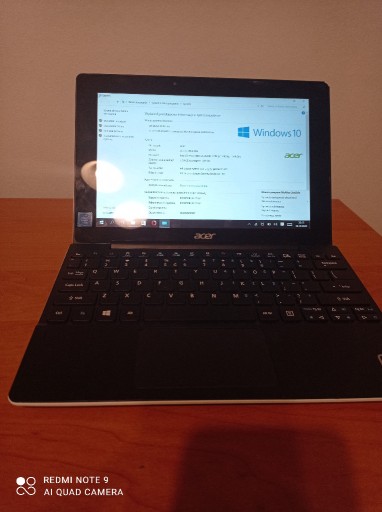 Zdjęcie oferty: Laptop/Tablet 10.1' acer Aspire SW3-016