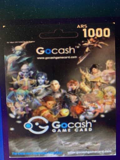 Zdjęcie oferty: Gocash 3000 ARS - w 3 kodach z kart podarunkowych