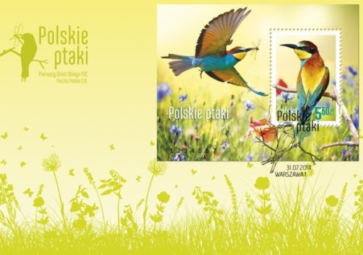 Zdjęcie oferty: polska 2014 blok 263 PTAKI  II =20 zlt