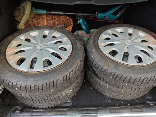 Zdjęcie oferty: Komplet kół felgi opony zimowe kołpaki 155/65/14