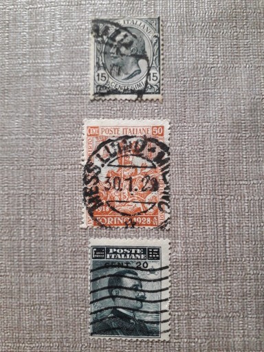 Zdjęcie oferty: Włochy - zestaw starych znaczków 