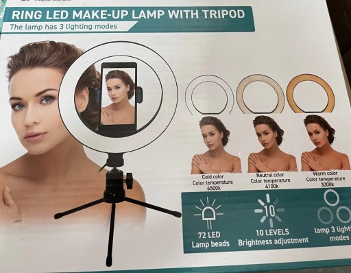 Zdjęcie oferty: Lampa Pierścieniowa LED Selfie/ Makijaż