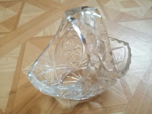 Zdjęcie oferty: Kryształ szklany łódeczka lata 80-90' BDB