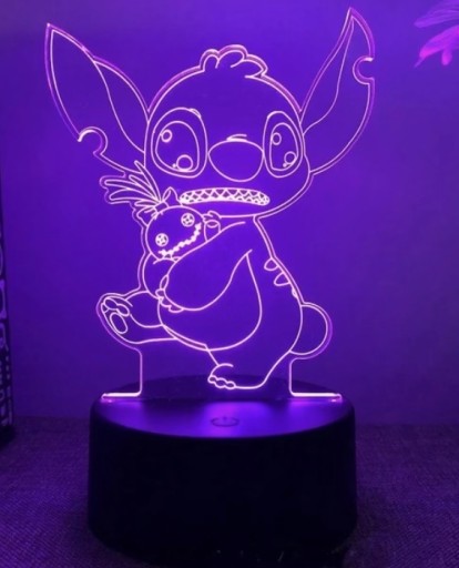 Zdjęcie oferty: Lampka figurka Lilo Stitch 3D Led nocna na prezent