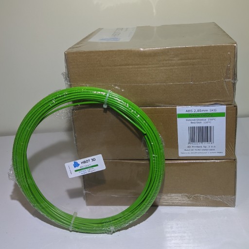 Zdjęcie oferty: Filament ABS 2,85 mm 1kg (Ultimaker) zielony Green