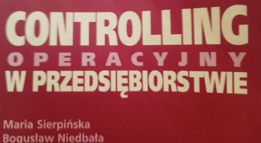 Zdjęcie oferty: Controlling operacyjny w przedsiębiorstwie