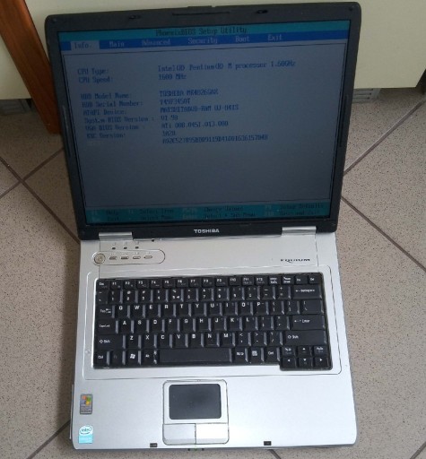 Zdjęcie oferty: Toshiba L20 1,60GHz 2GB 40GB  sprawny