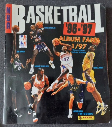 Zdjęcie oferty: NBA Basketball 1/97 96-97. Album Panini