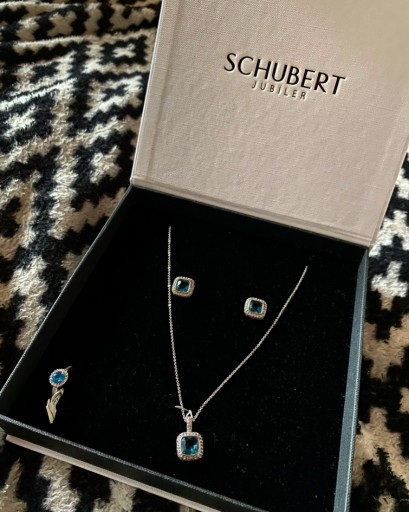 Zdjęcie oferty: Zestaw biżuterii Jublier Schubert, czyste srebro 