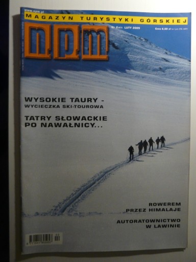 Zdjęcie oferty: Magazyn turystyki górskiej n.p.m. luty 2005
