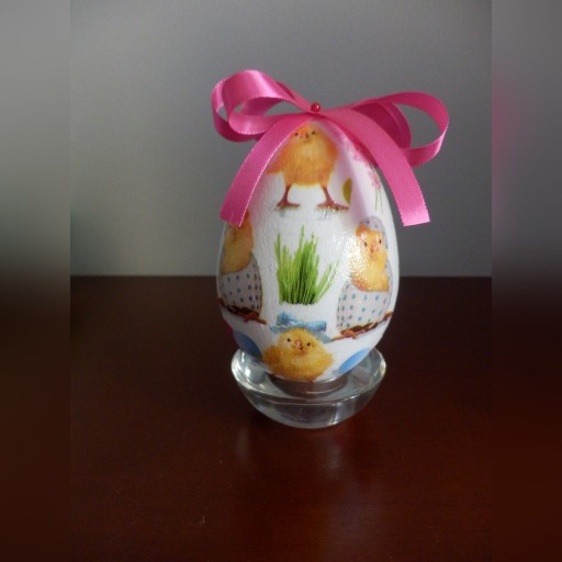 Zdjęcie oferty: Wielkanocna pisanka (12 cm) - decoupage