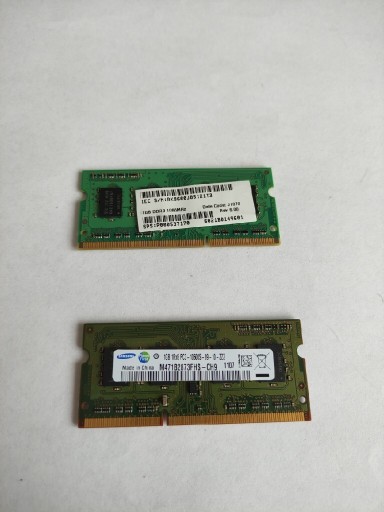 Zdjęcie oferty: Pamięć DDR3 1GB 1066 sodimm do laptopa