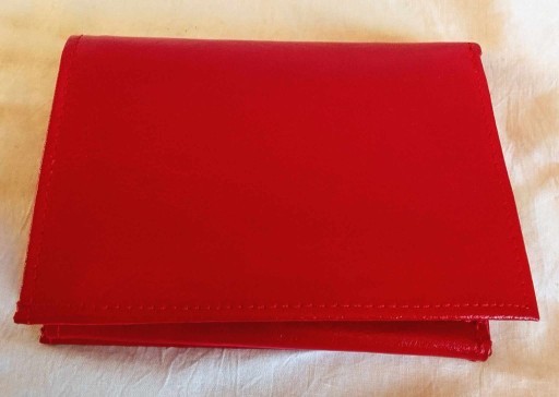 Zdjęcie oferty: Portfel skórzany czerwony , polski producent unisex