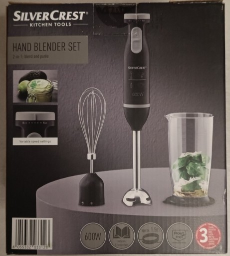 Zdjęcie oferty: SILVERCREST blender ręczny z zestawem akcesoriów, 600 W, SSMS 600 E5