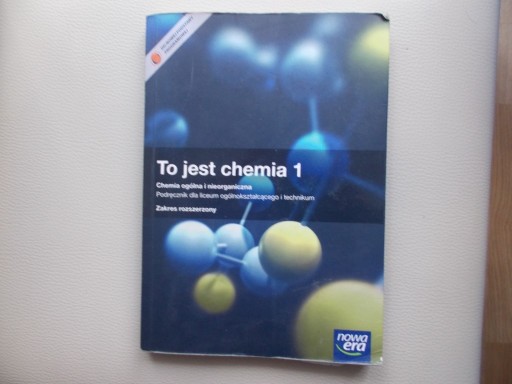 Zdjęcie oferty: podręcznik To jest Chemia 1