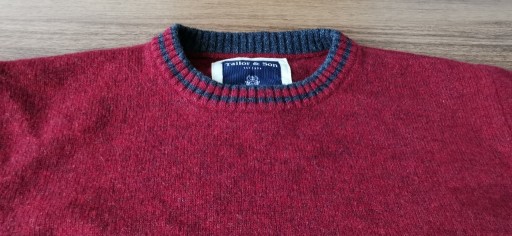 Zdjęcie oferty: męski sweter Tailor&Son XL 100% wełna   