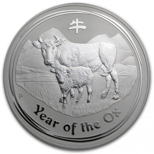 Zdjęcie oferty: Moneta 2 oz uncje Lunar II Rok Byka Bawoła Wołu 2009