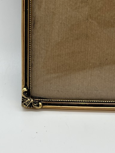 Zdjęcie oferty: Mosiężna ramka do zdjęć, wypukłe szkło vintage