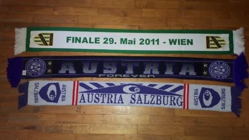 Zdjęcie oferty: Zestaw 3x szalik Austria Salzburg, Wiedeń, Lustena