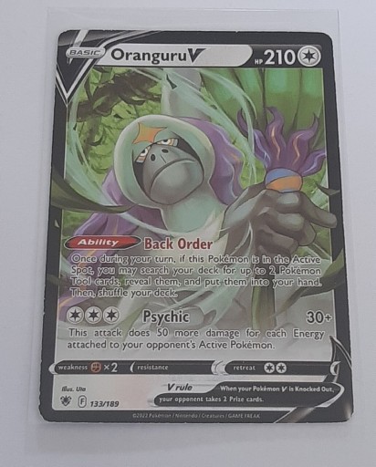 Zdjęcie oferty: Karta Pokemon Oranguru V