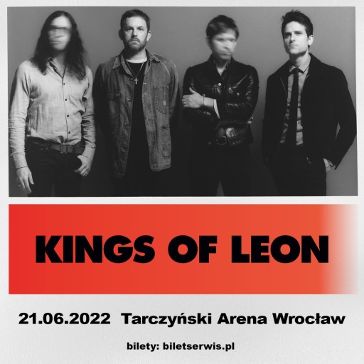 Zdjęcie oferty: Bilety 2szt na Kings of Leon 21.0622 Wrocław, Gold