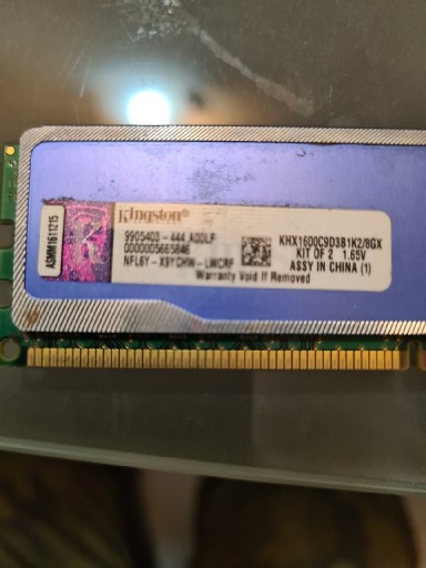 Zdjęcie oferty: Kingston DDR3 HyperX blu 2x4