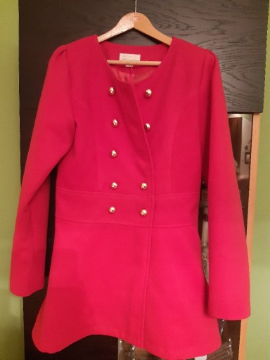 Zdjęcie oferty: Czerwony płaszcz kurtka - Exclusive S
