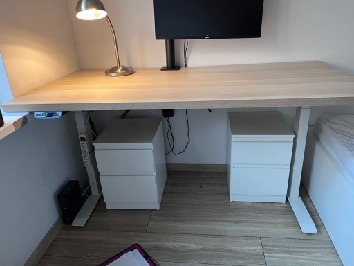 Zdjęcie oferty: Biurko elektryczne Habys + blat ikea 140x60