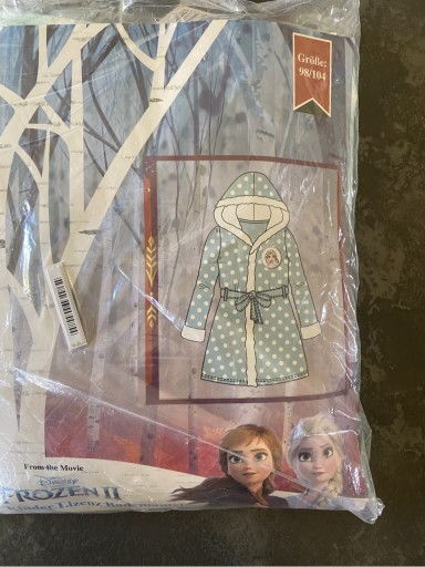 Zdjęcie oferty: Szlafrok z kapturem Frozen rozm 98/104