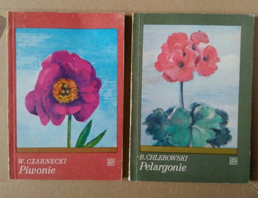 Zdjęcie oferty: 2 książki Piwonie i Pelargonie (zestaw)