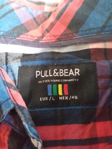 Zdjęcie oferty: Pull & Bear męska krata L/40