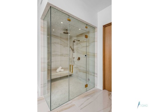 Zdjęcie oferty: Kabina prysznicowa drzwi złote okucia