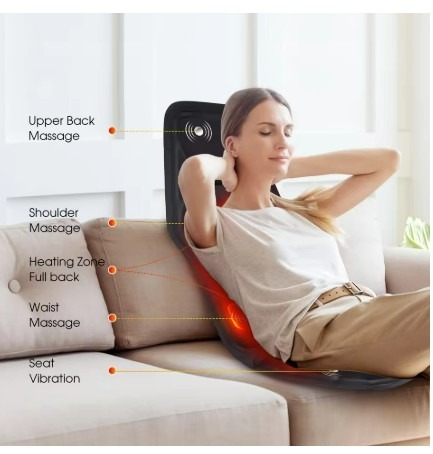 Zdjęcie oferty: masażer pleców kręgosłupa szyi do samochodu masaż fotel mata masująca