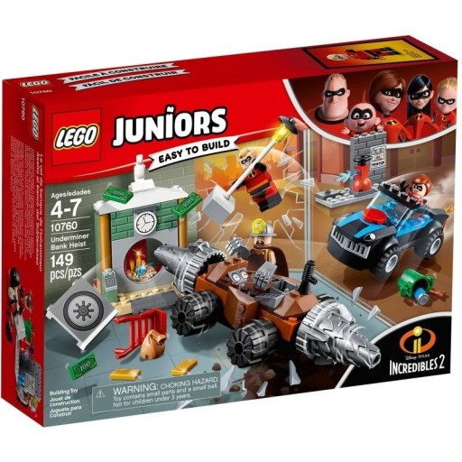 Zdjęcie oferty: LEGO Juniors Napad Człowieka Szpadla na bank 10760