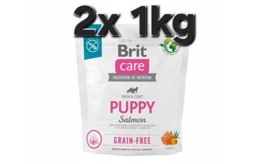 Zdjęcie oferty: Brit Puppy 2x 1kg + Gratis, Szczenięta Salmon 2kg