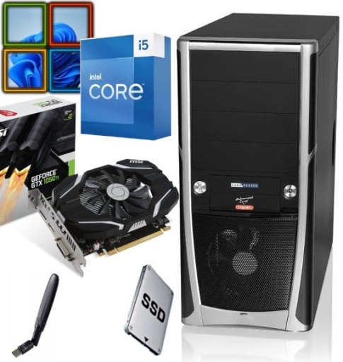 Zdjęcie oferty: CORE i5 16GB RAM SSD 3TB HDD GTX 1050 Ti Win10