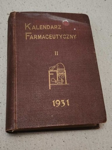 Zdjęcie oferty: Stary kalendarz farmaceutyczny z 1931 roku