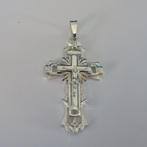 Zdjęcie oferty: Srebrny krzyżyk męski krzyż duży 14g